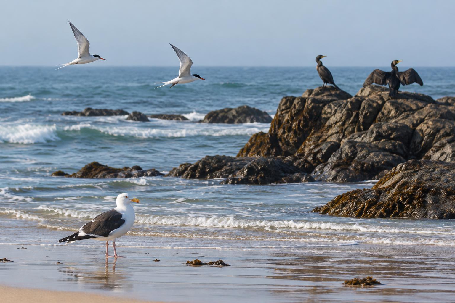 Gulls, Terns and Cormorants: A Beginner’s Guide to Coastal Seabirds
