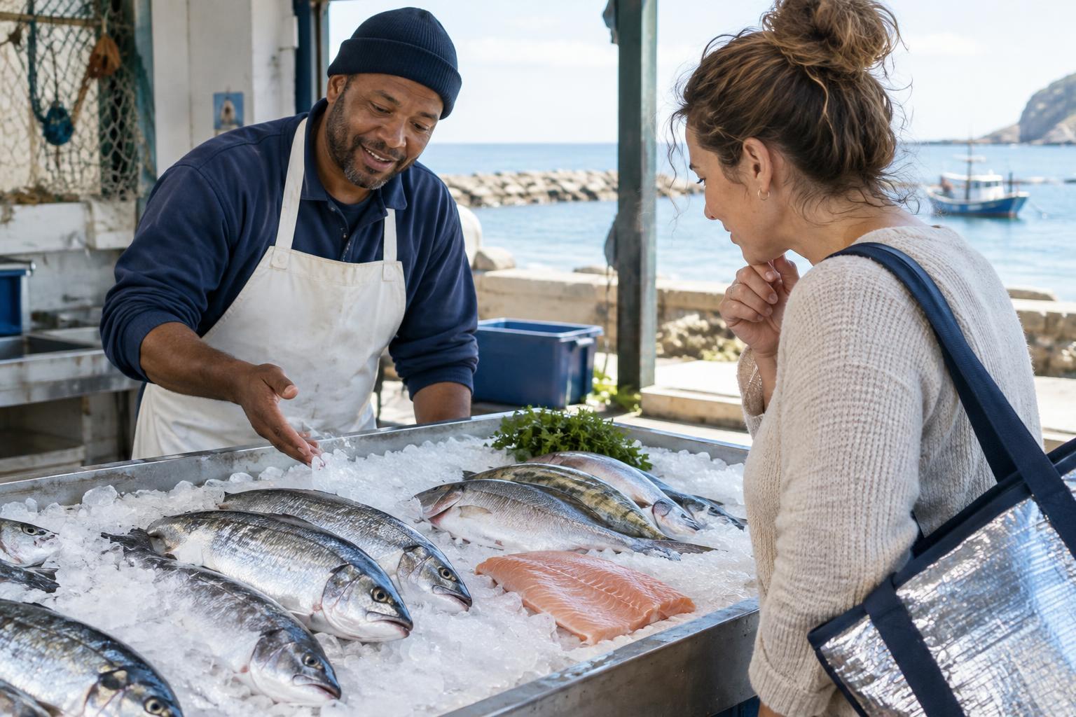 How to Choose Fresh Fish at a Coastal Fishmonger