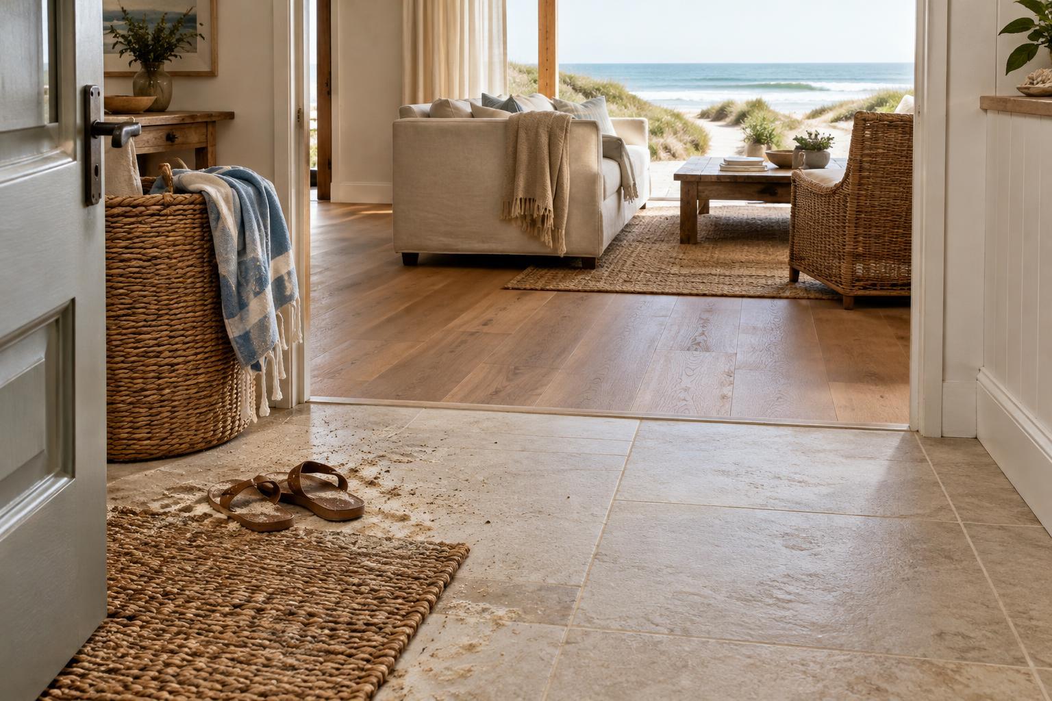 Tile, vinyl or timber-look flooring: what suits a sandy coastal household?