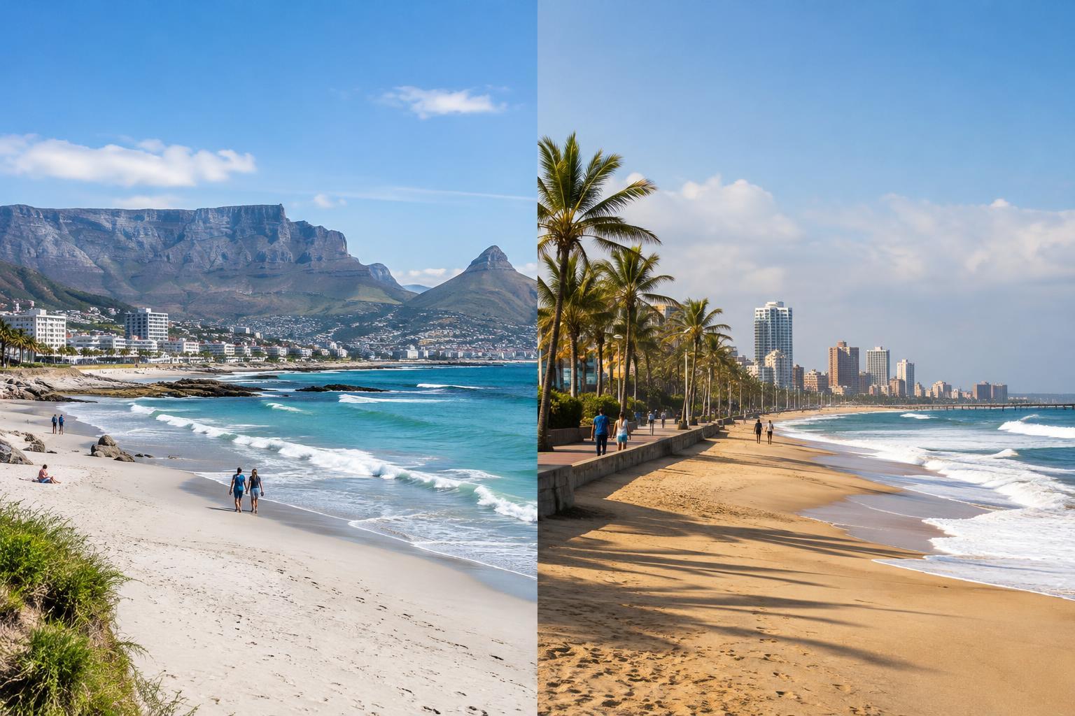 Cape Town or Durban for a Coastal City Break? How to Decide